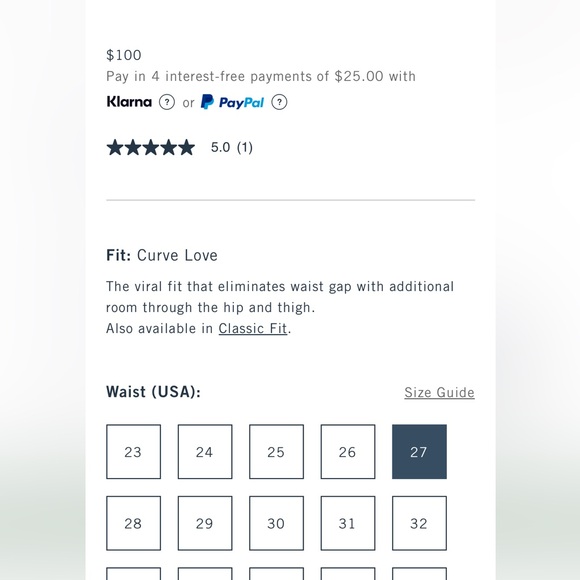 Abercrombie & Fitch Curve Love Ankle Straight Ultra High Rise jeans size 35 - Picture 5 of 9